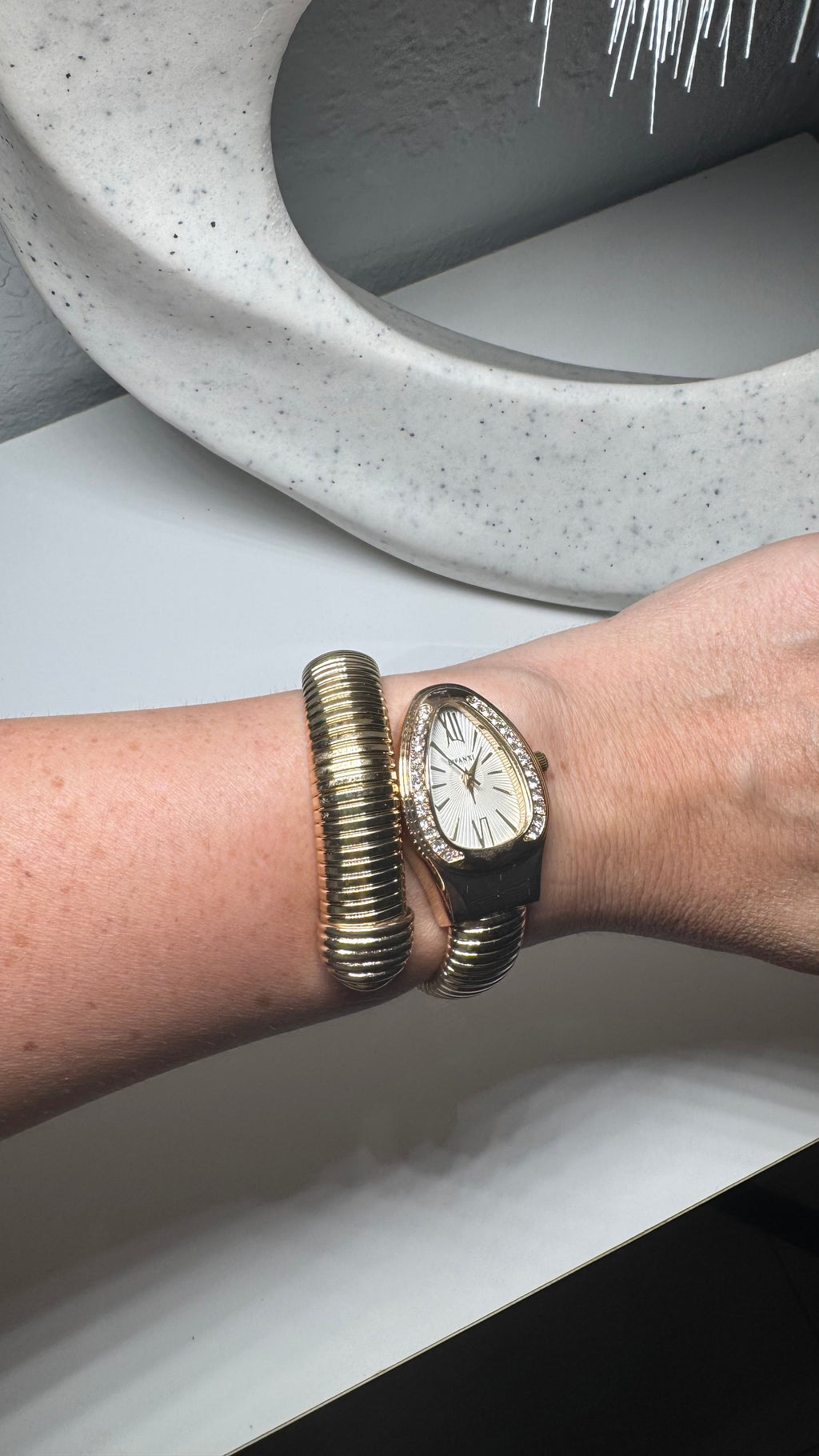 Snake Gold Watch