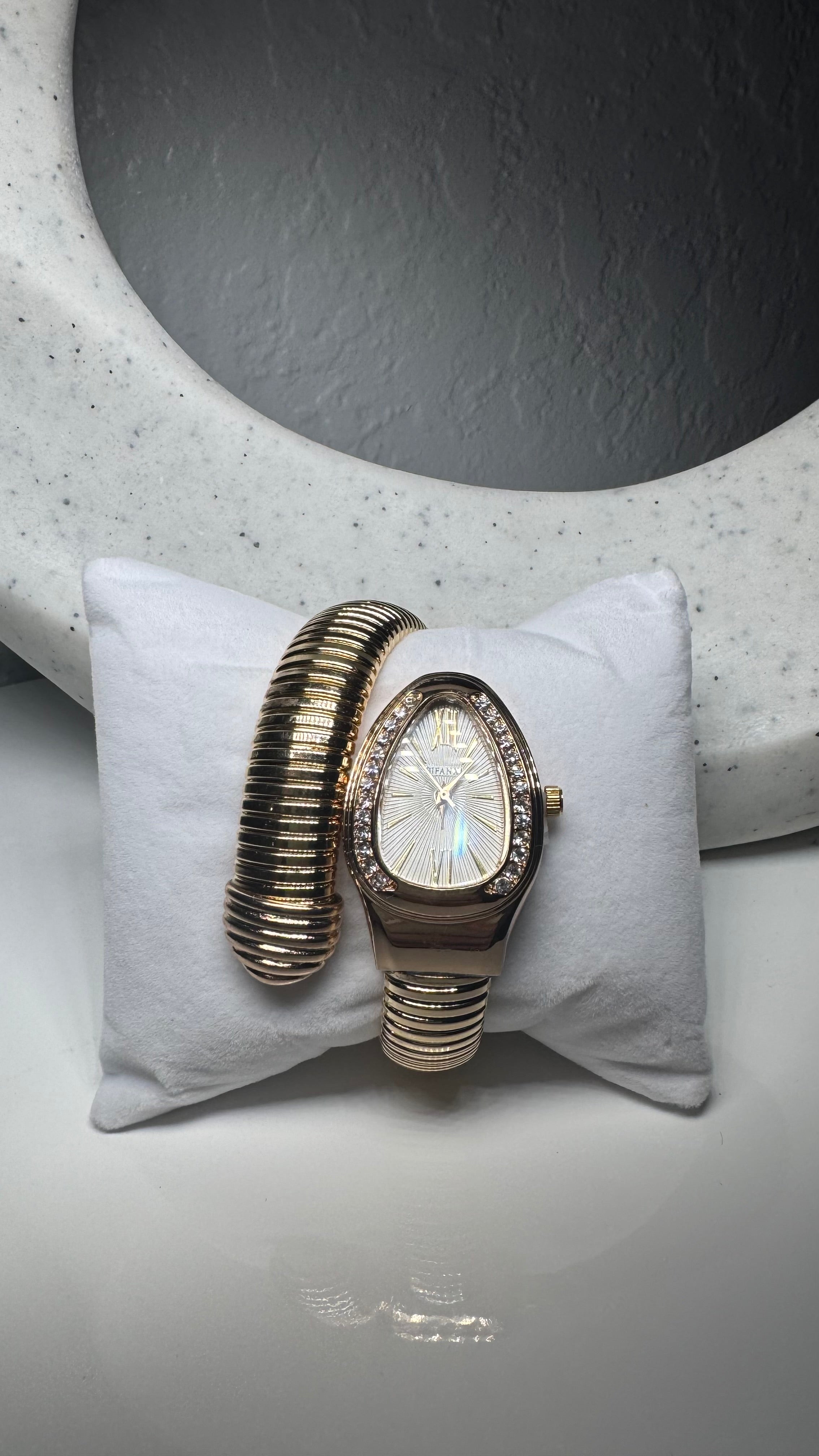 Snake Gold Watch